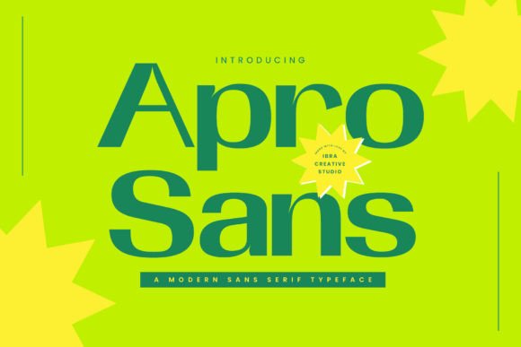 Apro Sans: Modern Font for Crafters