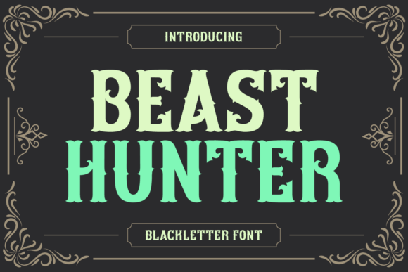 Beast Hunter Font: Bold and Timeless
