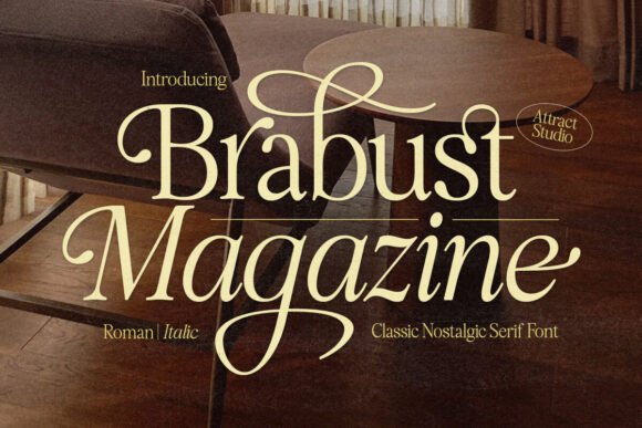 Brabust Magazine: A Classy Serif for Business Branding