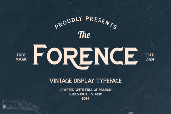 Forence: A Vintage Serif Font for Modern Marketing