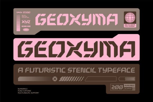 Geoxyma: A Font for Business Brilliance