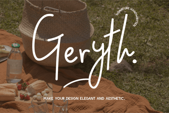 Geryth: A Handwritten Font for Business