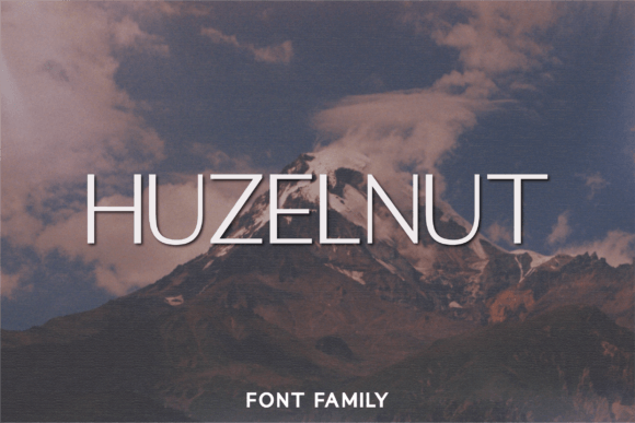 Huzelnut: A Modern Font for Campaigns