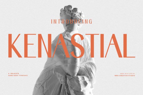 Kenastial: A Font for Professional Branding