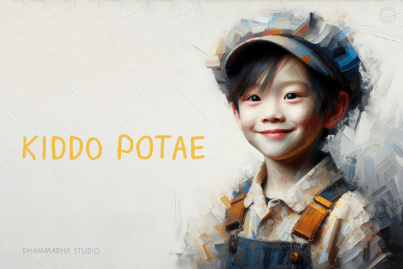 Kiddo Potae Font for Creative Projects
