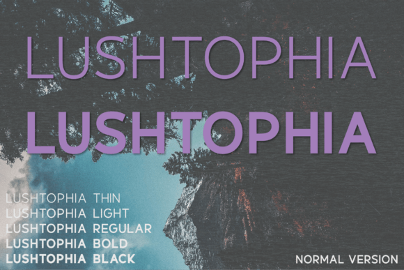 Lushtophia: A Font for Elegant Branding