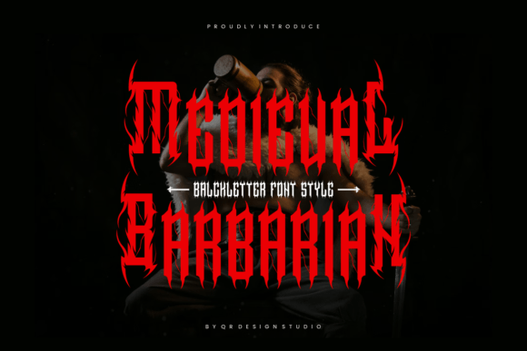 Medieval Barbarian Font