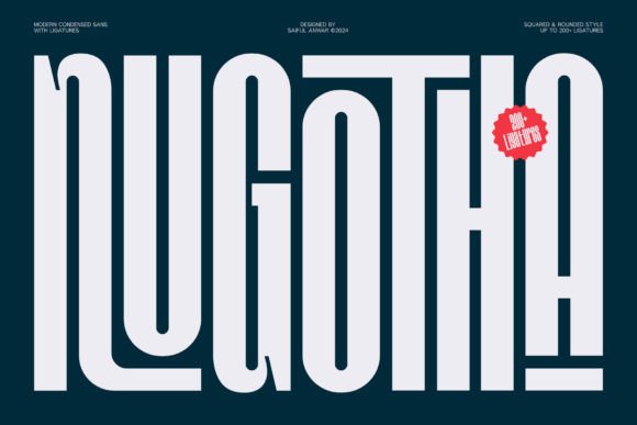 Nugotha: A Modern Sans Serif Font