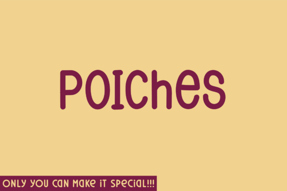 Poiches: A Font That Adds Charm to Your Business