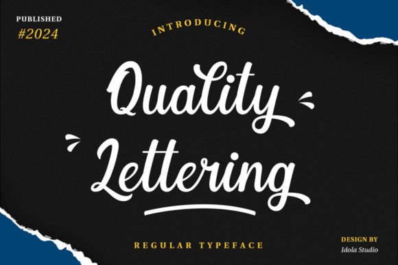 Quality Lettering: A Font That Speaks