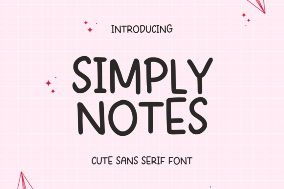 Simply Notes: A Playful Font for Creative Projects