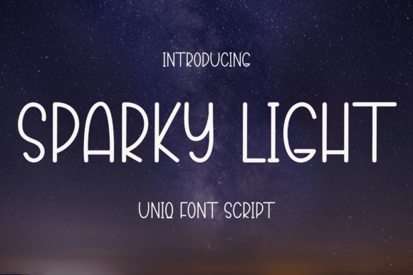 Sparky Light: A Bold Font for Creative Projects