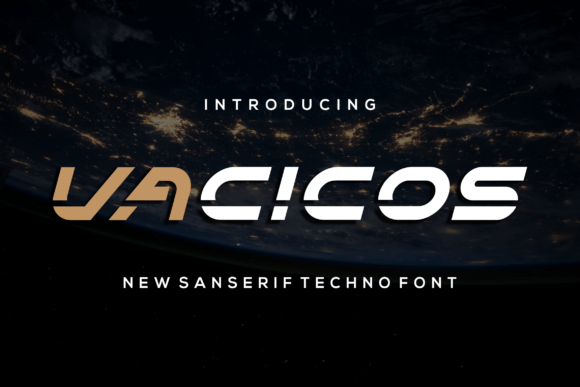 Vacicos: A Futuristic Font for Modern Design