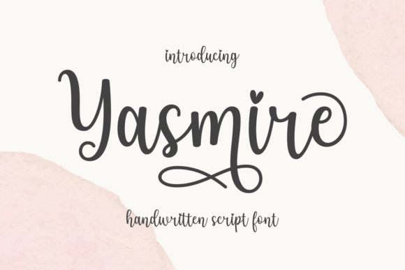 Yasmire: A Handwritten Font for Editorial Magic